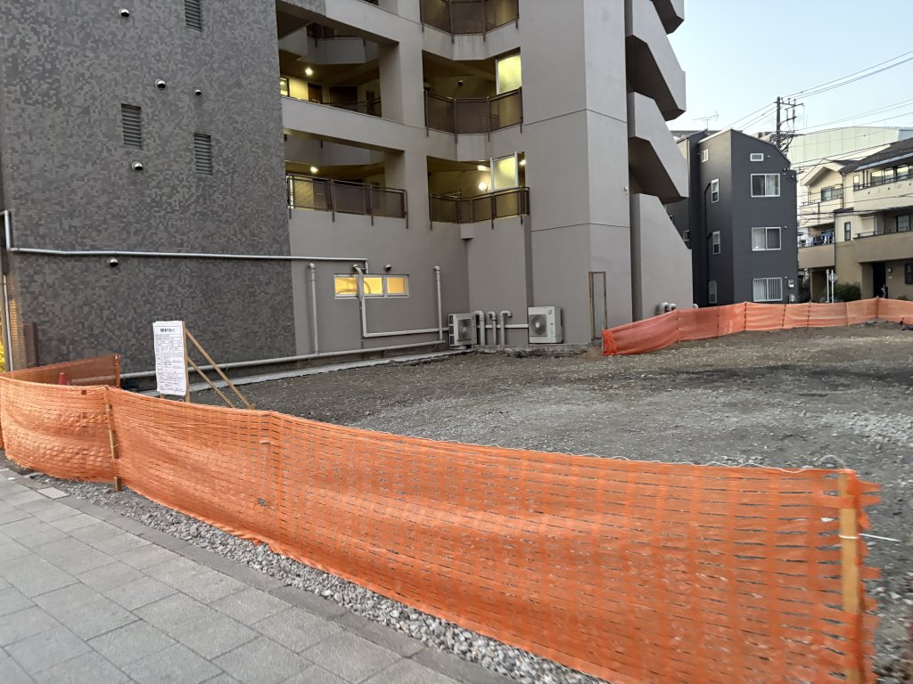 (仮称) ラグゼナ亀戸新築工事 新築工事現場の全景写真（2026年2月22日撮影）