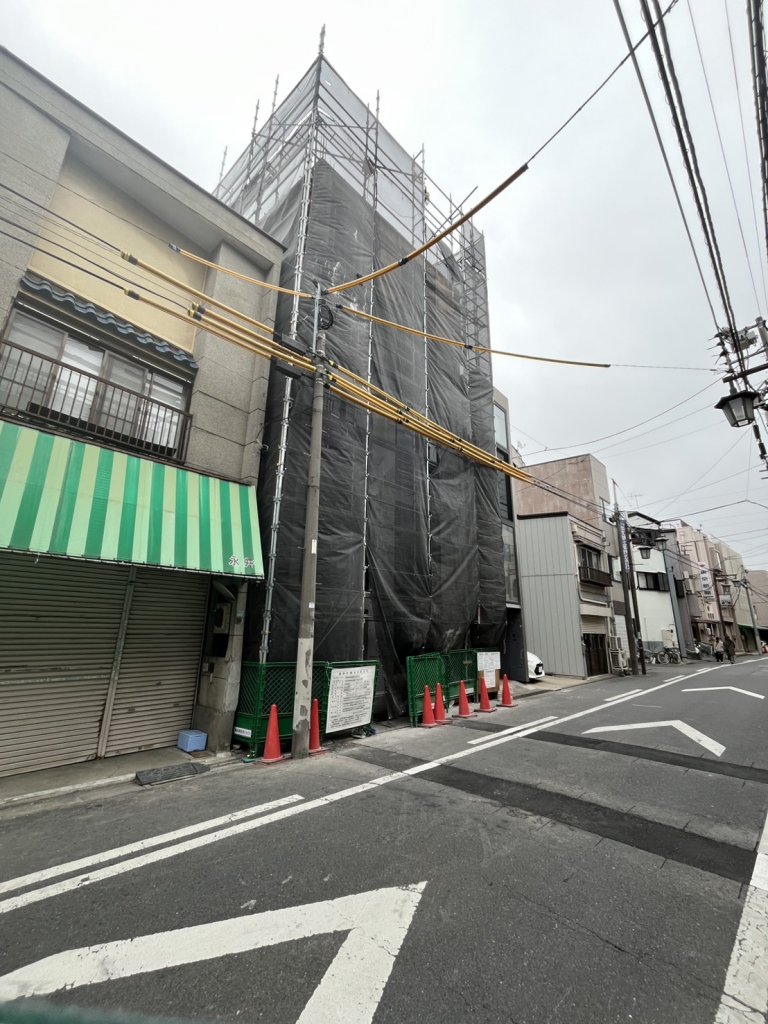 (仮称)南長崎プロジェクト 新築工事現場の全景写真（2026年2月28日撮影）