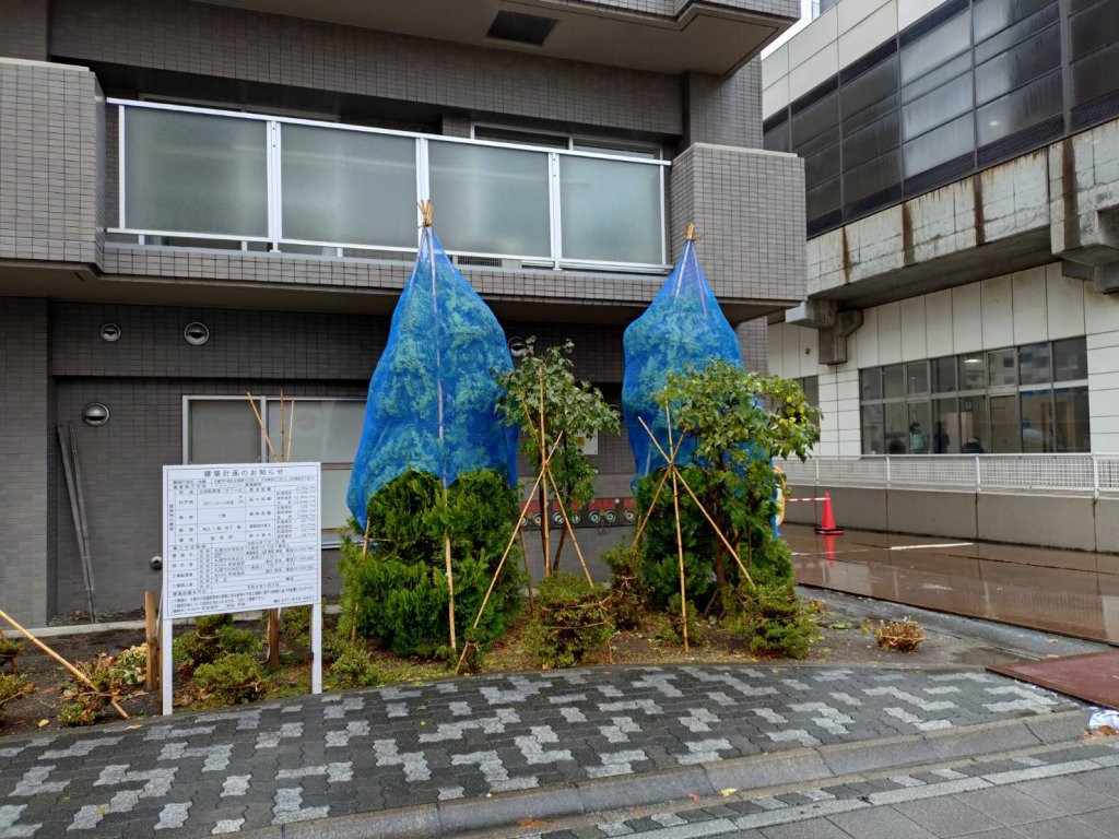 クリーンリバー桑園駅前 新築工事現場の全景写真（2026年2月28日撮影）