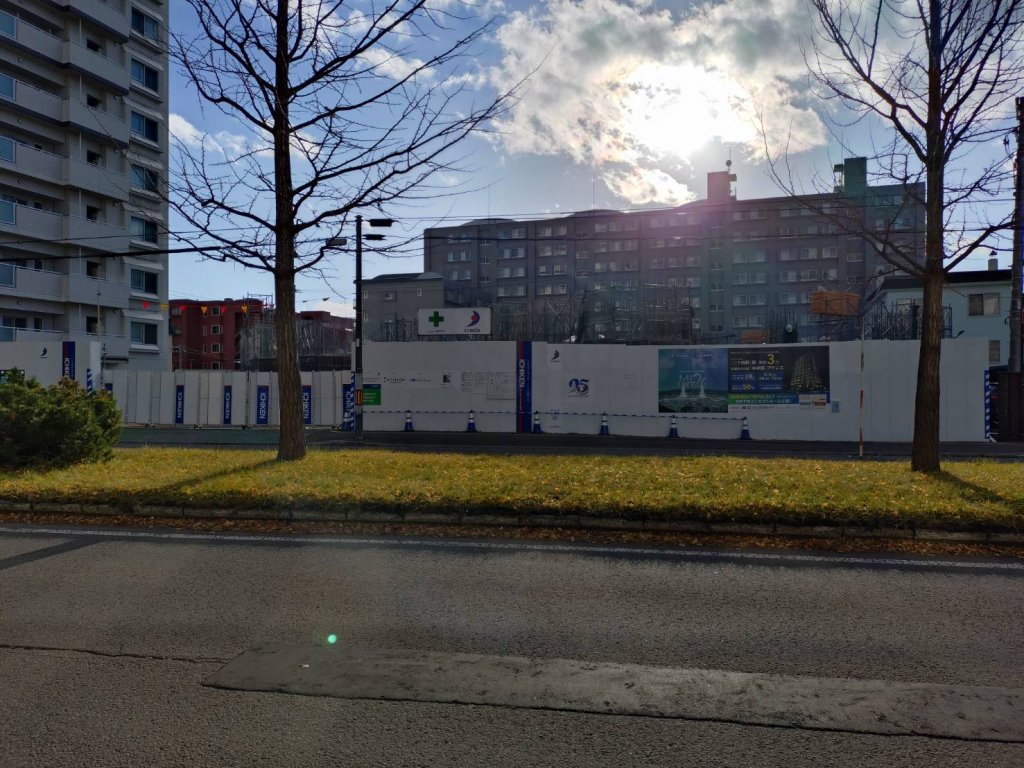 (仮称)札幌市中央区北9条西24丁目PJ 新築工事現場の全景写真(2026年2月28日撮影)