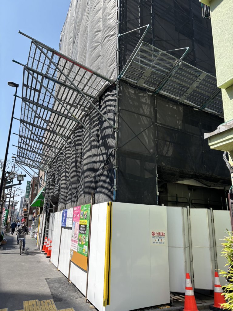 （仮称）江東区大島計画新築工事 新築工事現場の全景写真（2026年4月5日撮影）