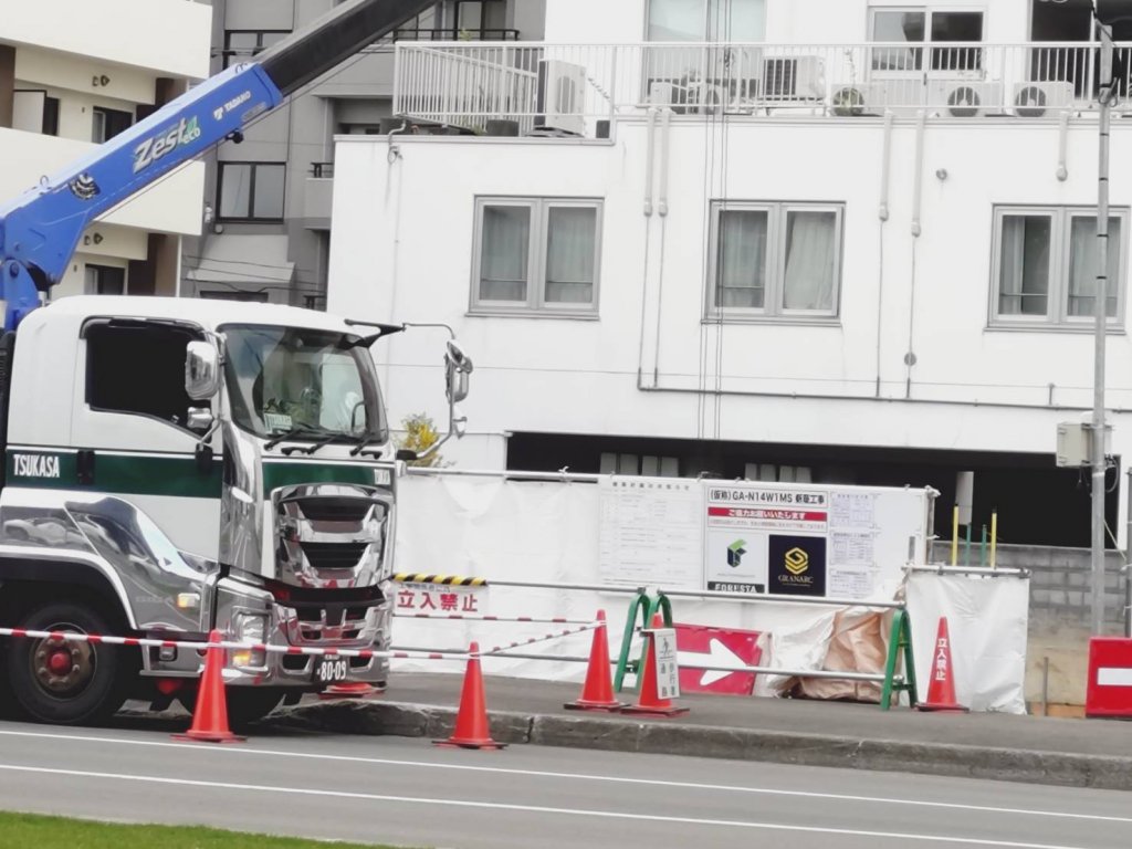 (仮称)GA-N14W1MS新築工事 新築工事現場の全景写真（2026年6月23日撮影）