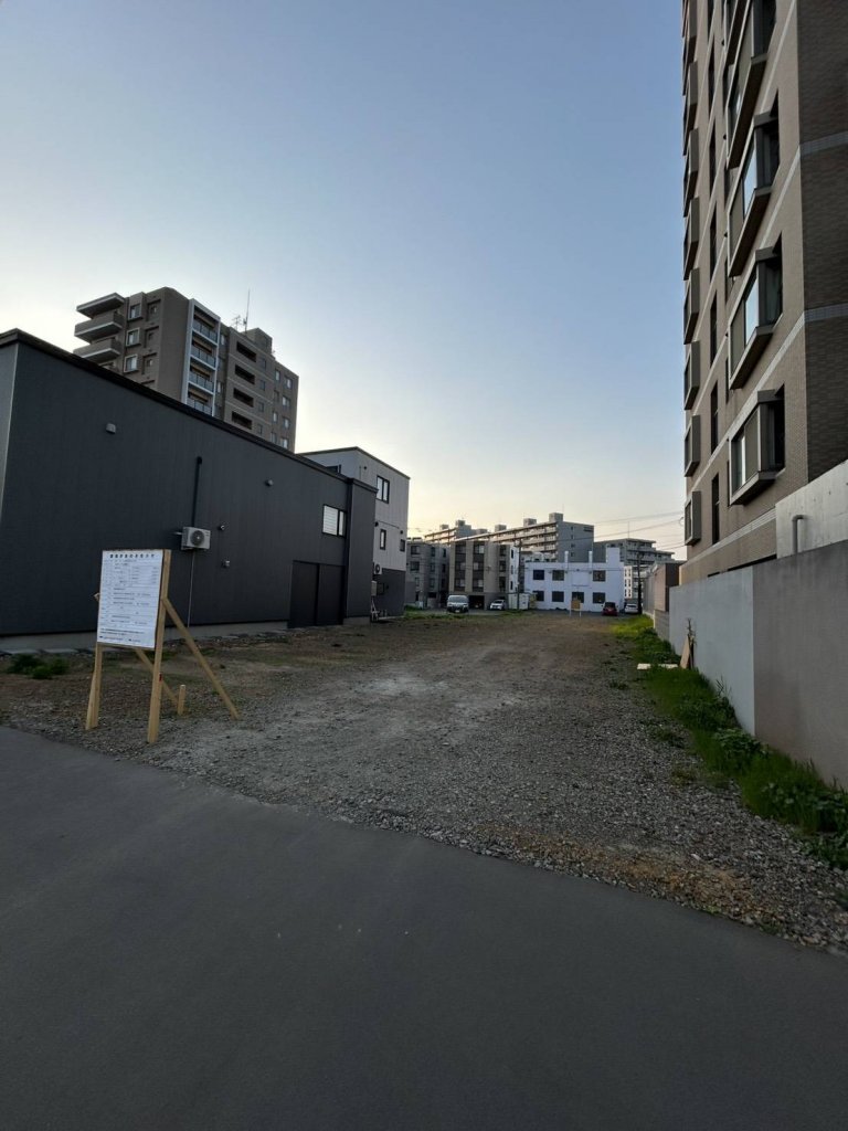 (仮称)PS-N11W17MS新築工事 新築工事現場の全景写真(2026年6月23日撮影)