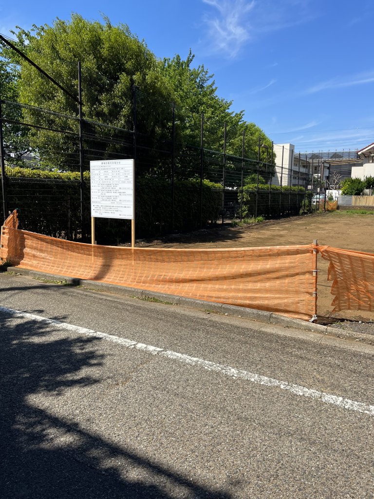 練馬区豊玉中4丁目PJ 新築工事現場の全景写真(2026年7月17日撮影)