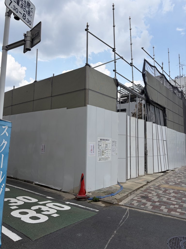 (仮称)ヴァローレ大塚Ⅱ 新築工事 新築工事現場の全景写真（2026年7月21日撮影）