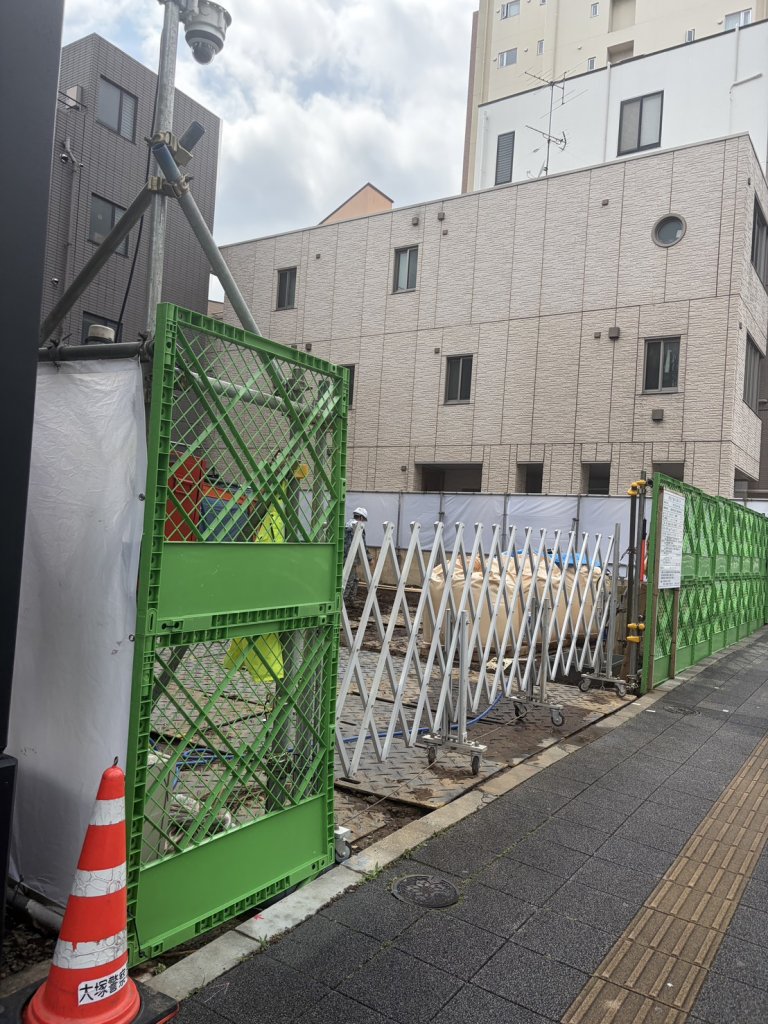 (仮称)文京区大塚2丁目計画 新築工事現場の全景写真(2026年7月21日撮影)