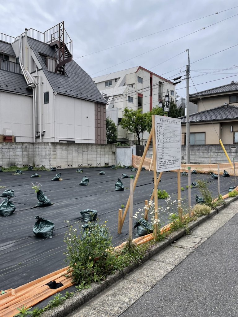 (仮称)練馬区栄町プロジェクト 新築工事現場の全景写真（2026年7月21日撮影）