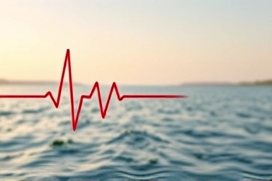 Symbolic representation of a healthy heartbeat and well-being.