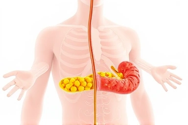 Diagram illustrating GERD acid reflux positions and solutions.
