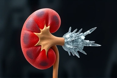 Kidney health impacted by crystalline deposits