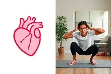 Heart health exercise benefits and home routine