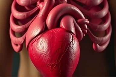 Symbolic heart pain with other body organs