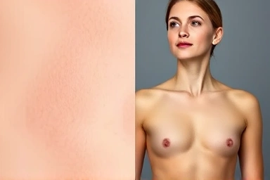 Fading heart surgery scar and confident patient.