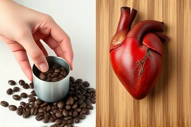 Coffee moderation for heart health, balanced consumption.