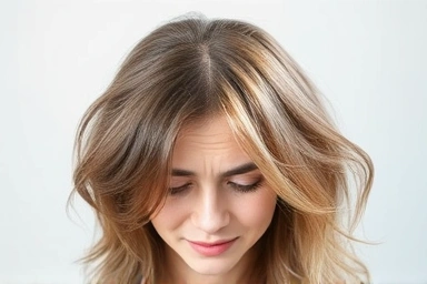 Transformation from hair loss to healthy hair recovery