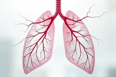 Abstract lungs showing complexity and the importance of care.