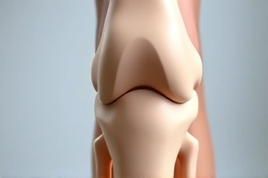 Healthy knee joint symbolizing joint health and mobility