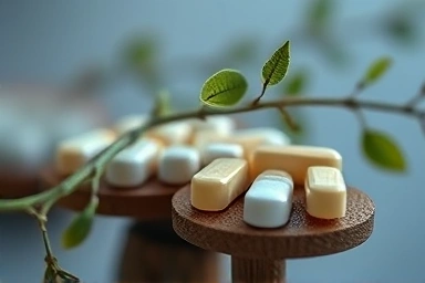 Symbolic balance of mental health and medication