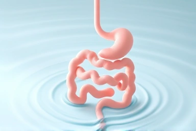 Symbolic representation of balanced digestion and well-being.