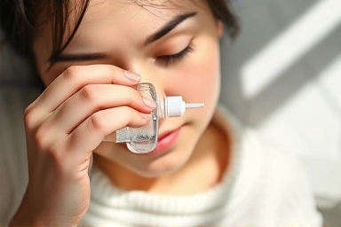 Gentle nasal irrigation for sinus health and recovery.