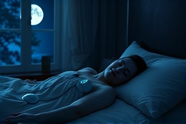 Peaceful sleep with advanced medical monitoring.