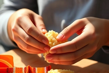 Preparing safe, modified food textures for swallowing difficulties.