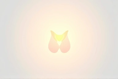 Healthy thyroid gland symbolizing balanced health and wellness.