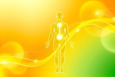 Abstract representation of energy and vitality.