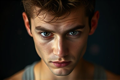 Person with enhanced focus and energy