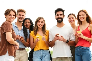 Healthy and energetic young adults