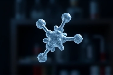 Close-up of an L-Arginine molecule, representing its fundamental role in health.