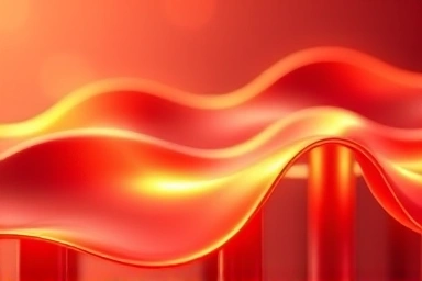 Abstract visualization of improved blood flow and circulation.