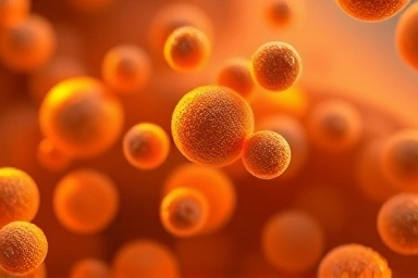 Hardy Bacillus subtilis spores in a healthy gut environment.