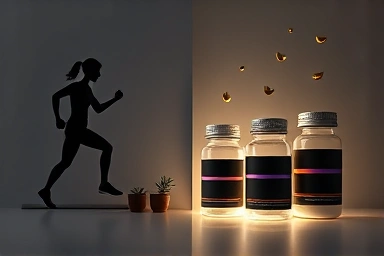 Healthy lifestyle and nutritional supplements for metabolism.