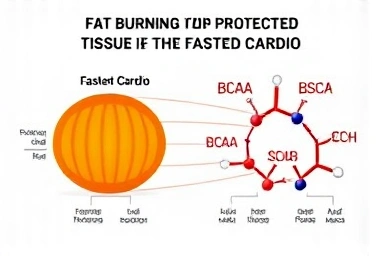 BCAA aiding fasted cardio fat loss while protecting muscle.