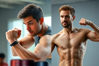 Athlete experiencing enhanced endurance and recovery from supplements