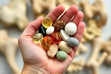 Mineral supplements bone health nutrient absorption natural