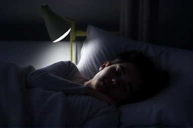 Peaceful sleep, tranquil bedroom, improved sleep quality