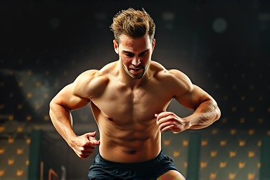 Athlete symbolizing peak performance and creatine benefits.