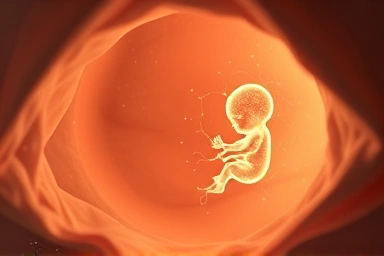 Fetal neural tube development and folate nutrition symbolism