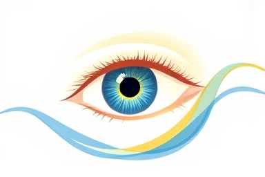 Symbolic representation of healthy eyes and clarity with omega-3 benefits.