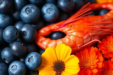 Lutein and zeaxanthin molecules symbolizing eye health