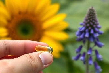 Natural ingredients for period pain relief.