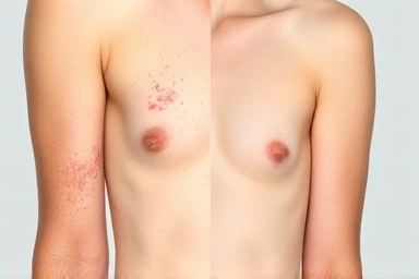Clear skin achieved by improving gut health