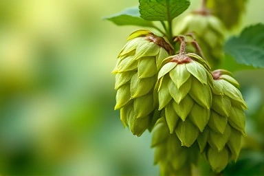 Hops extract symbolizing natural hair loss solution