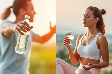 Healthy hydration choices: exercise recovery and alkaline water.
