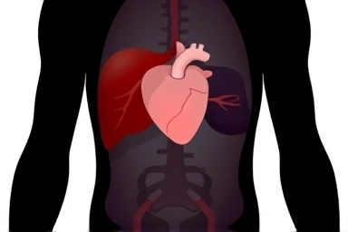 Metaphor of iron overload affecting internal organs, contrasted with health.