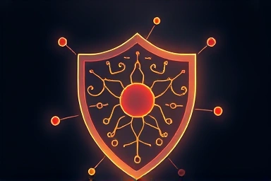 Symbolic shield of gut health protecting a child's well-being.