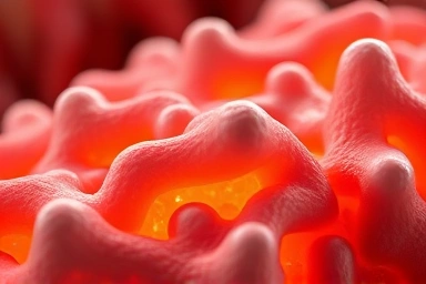 Healthy gut lining reinforced by probiotics