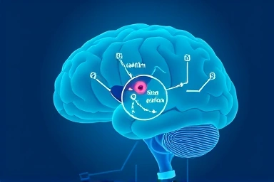 Leptin hormone signaling pathway illustration for appetite control.
